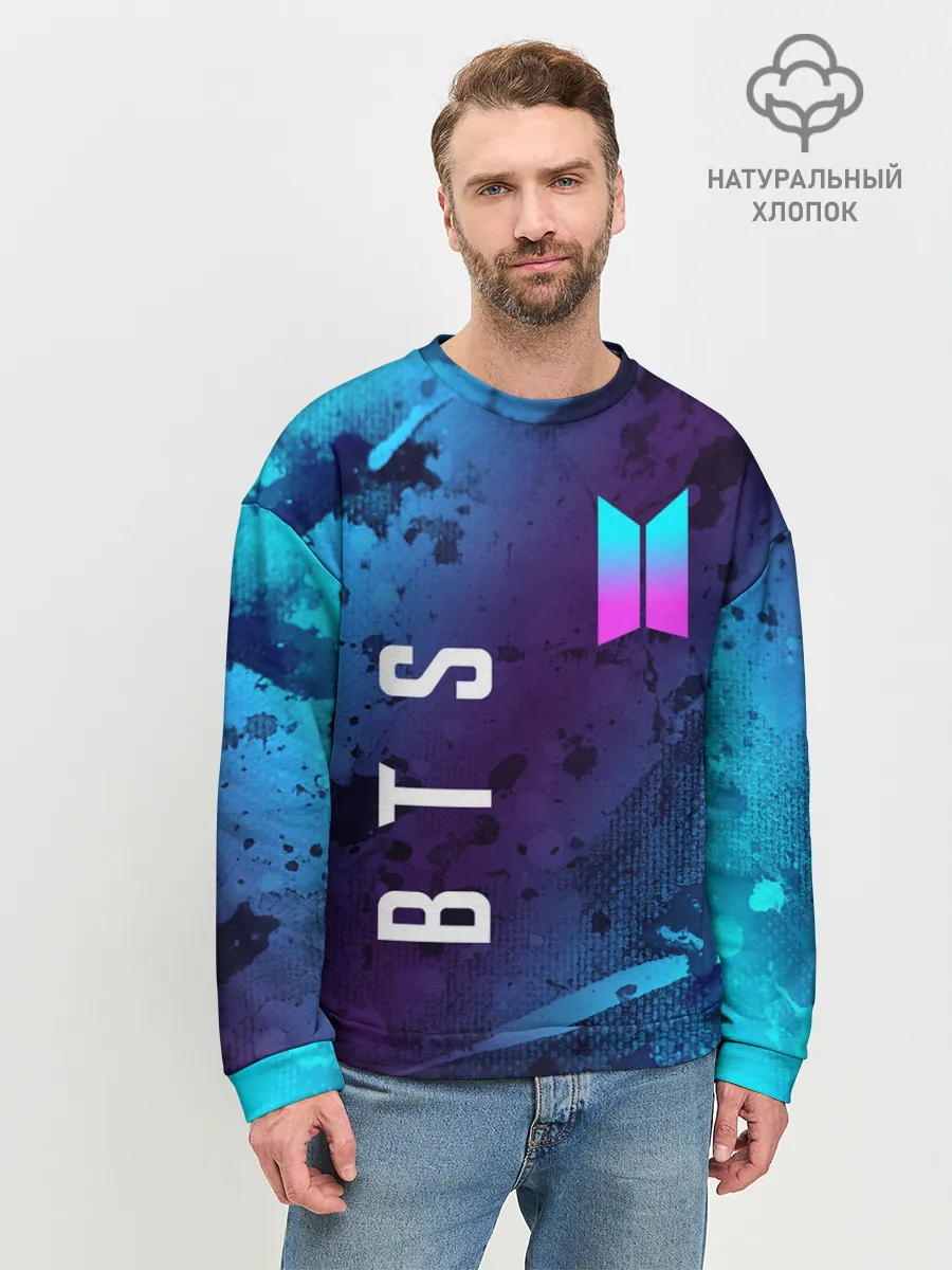 Мужской свитшот базовый / BTS / БТС
