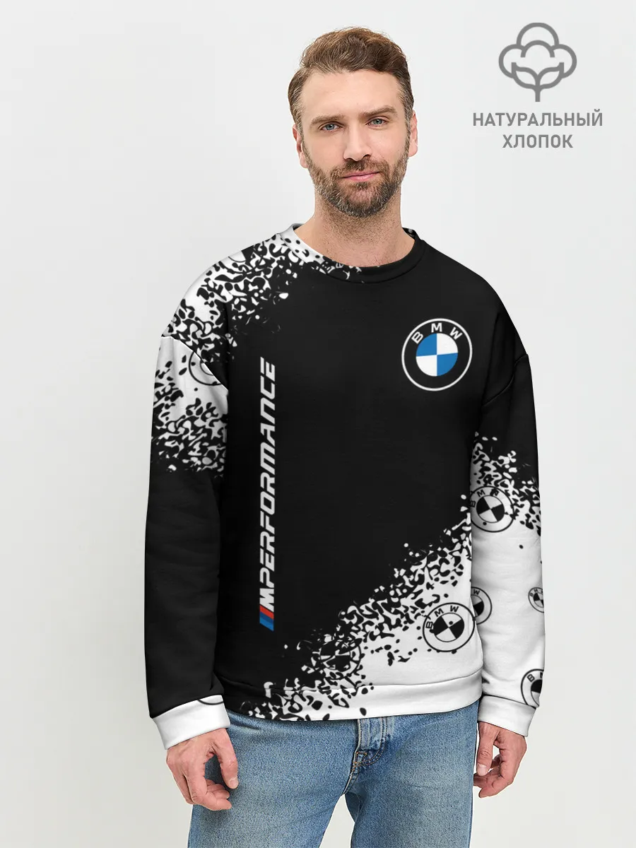 Мужской свитшот базовый / BMW / БМВ