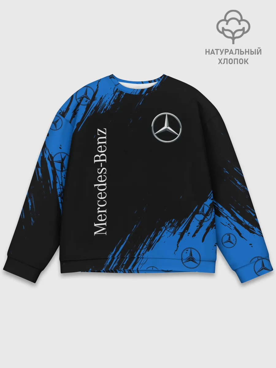 Мужской свитшот базовый / MERCEDES / МЕРСЕДЕС