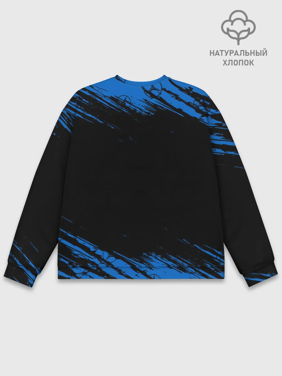 Мужской свитшот базовый / MERCEDES / МЕРСЕДЕС