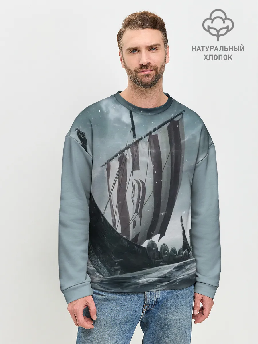 Мужской свитшот базовый / Викинги