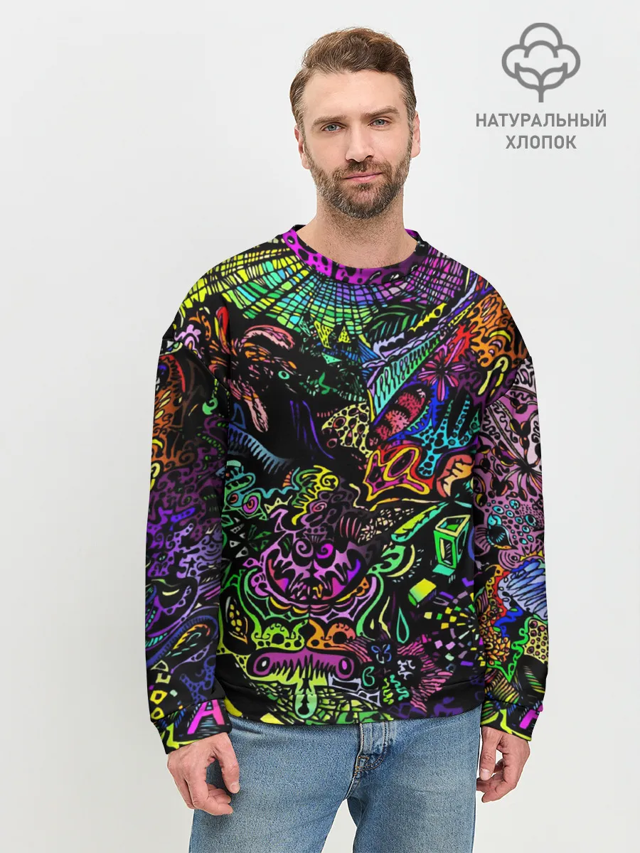 Мужской свитшот базовый / PSYHODELIC