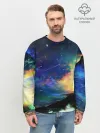 Мужской свитшот базовый / Космические краски