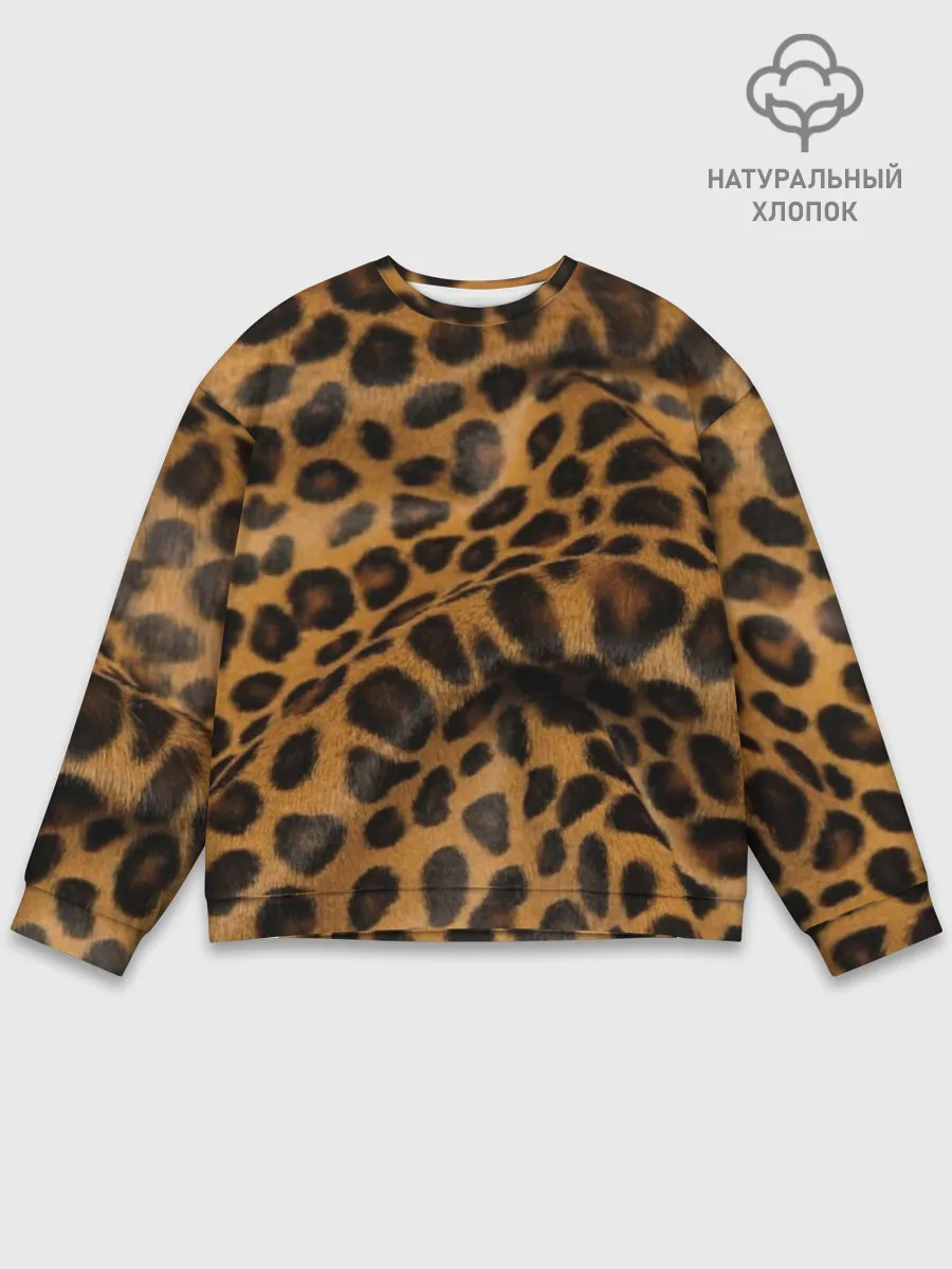 Мужской свитшот базовый / Леопард