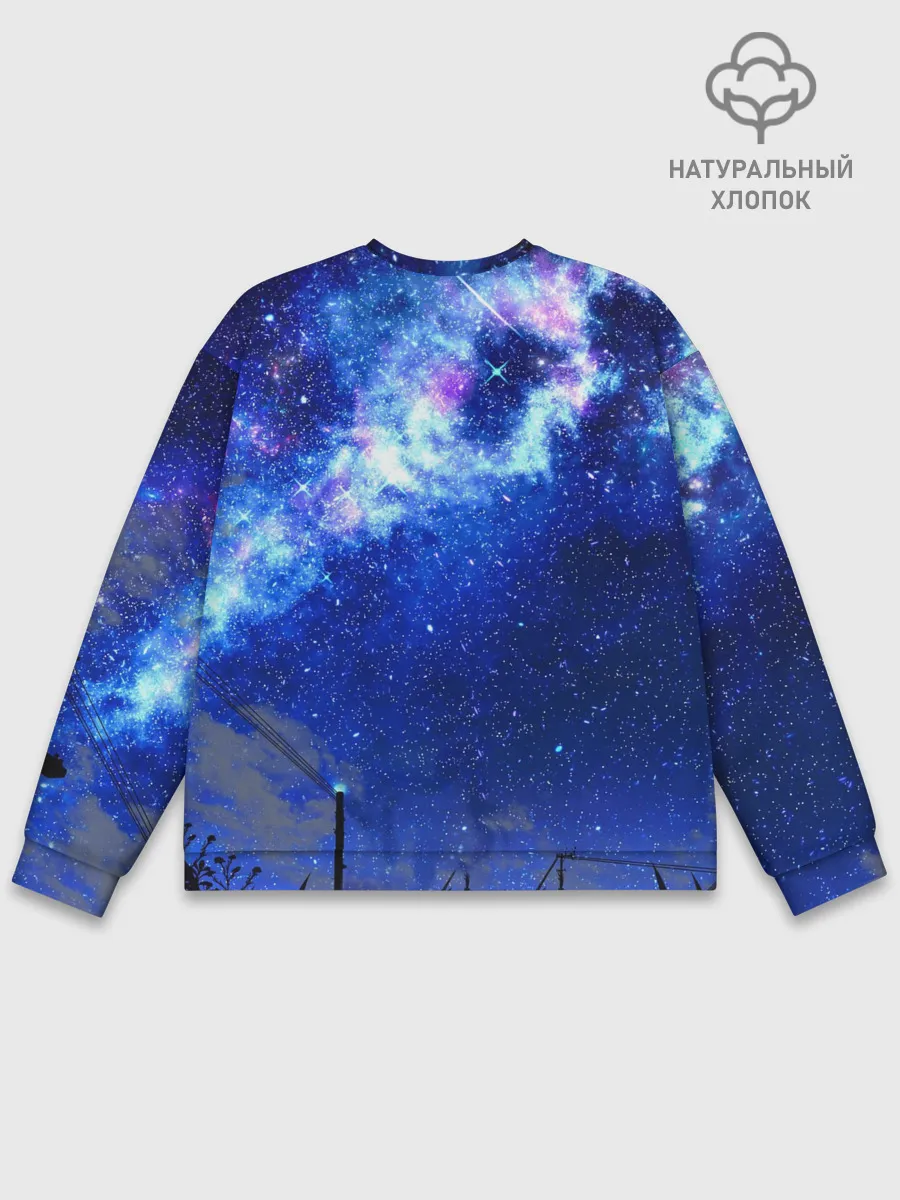 Мужской свитшот базовый / Ночное Небо