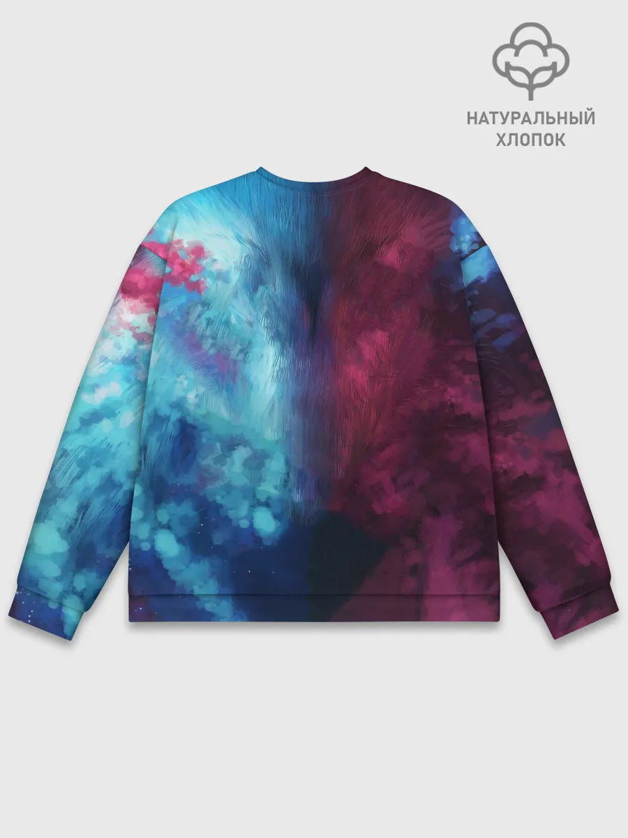 Мужской свитшот базовый / ВЗГЛЯД ВОЛКА