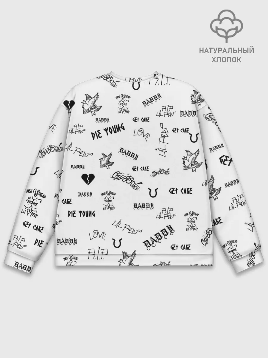 Мужской свитшот базовый / Lil Peep