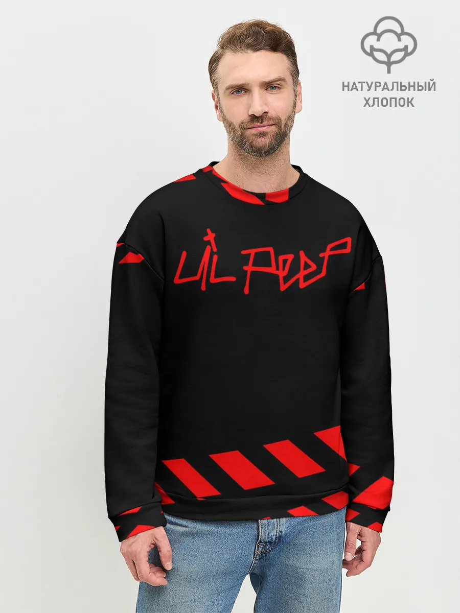 Мужской свитшот базовый / Lil Peep