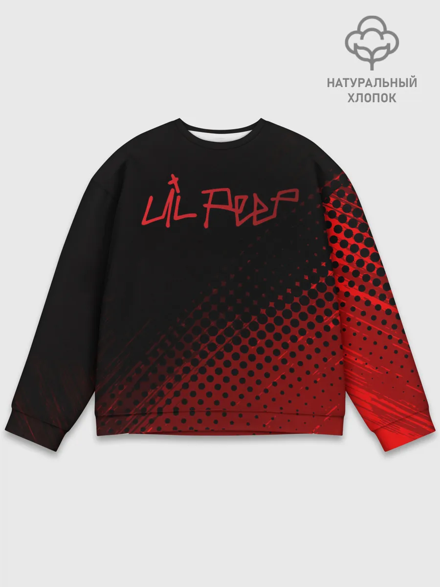Мужской свитшот базовый / Lil Peep