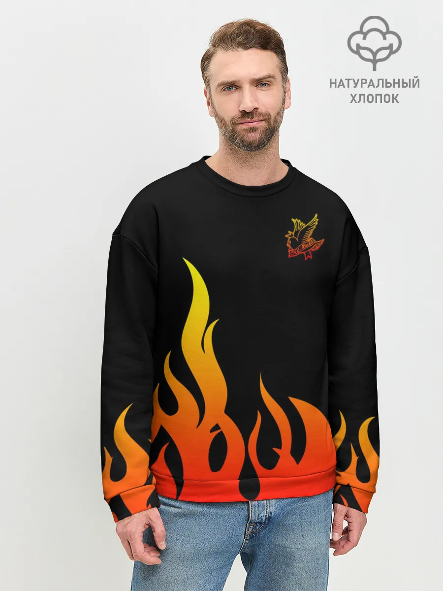 Мужской свитшот базовый / Lil Peep