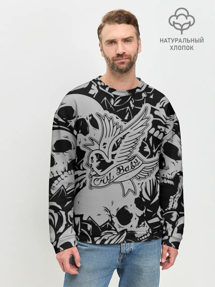 Мужской свитшот базовый / Lil Peep