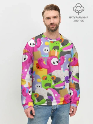 Мужской свитшот базовый / Fall Guys