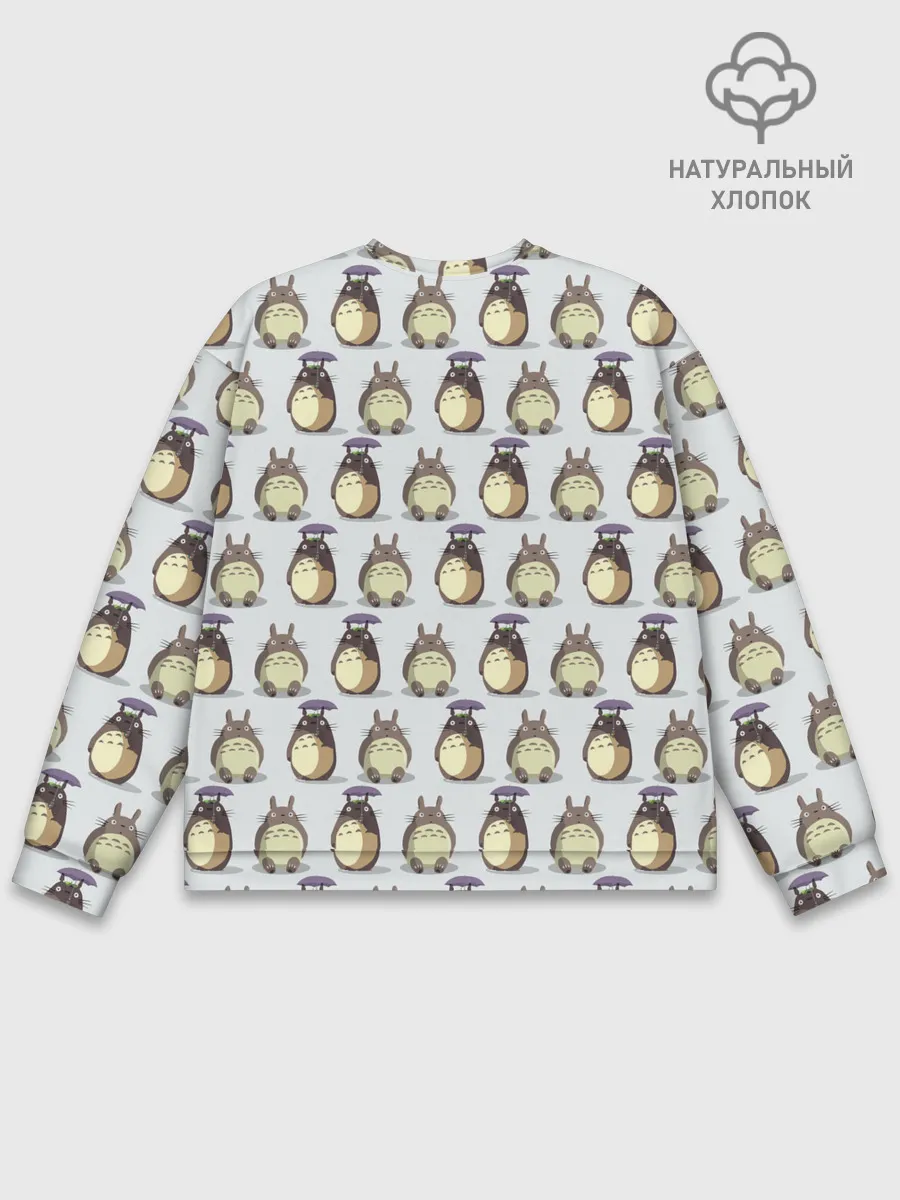 Мужской свитшот базовый / Маленькие Тоторо 2