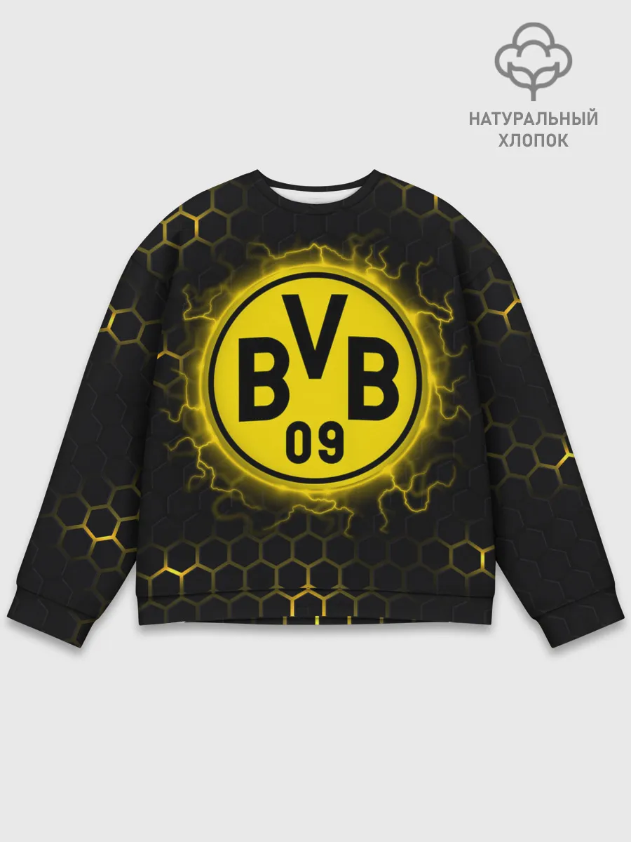 Мужской свитшот базовый / Боруссия Дортмунд