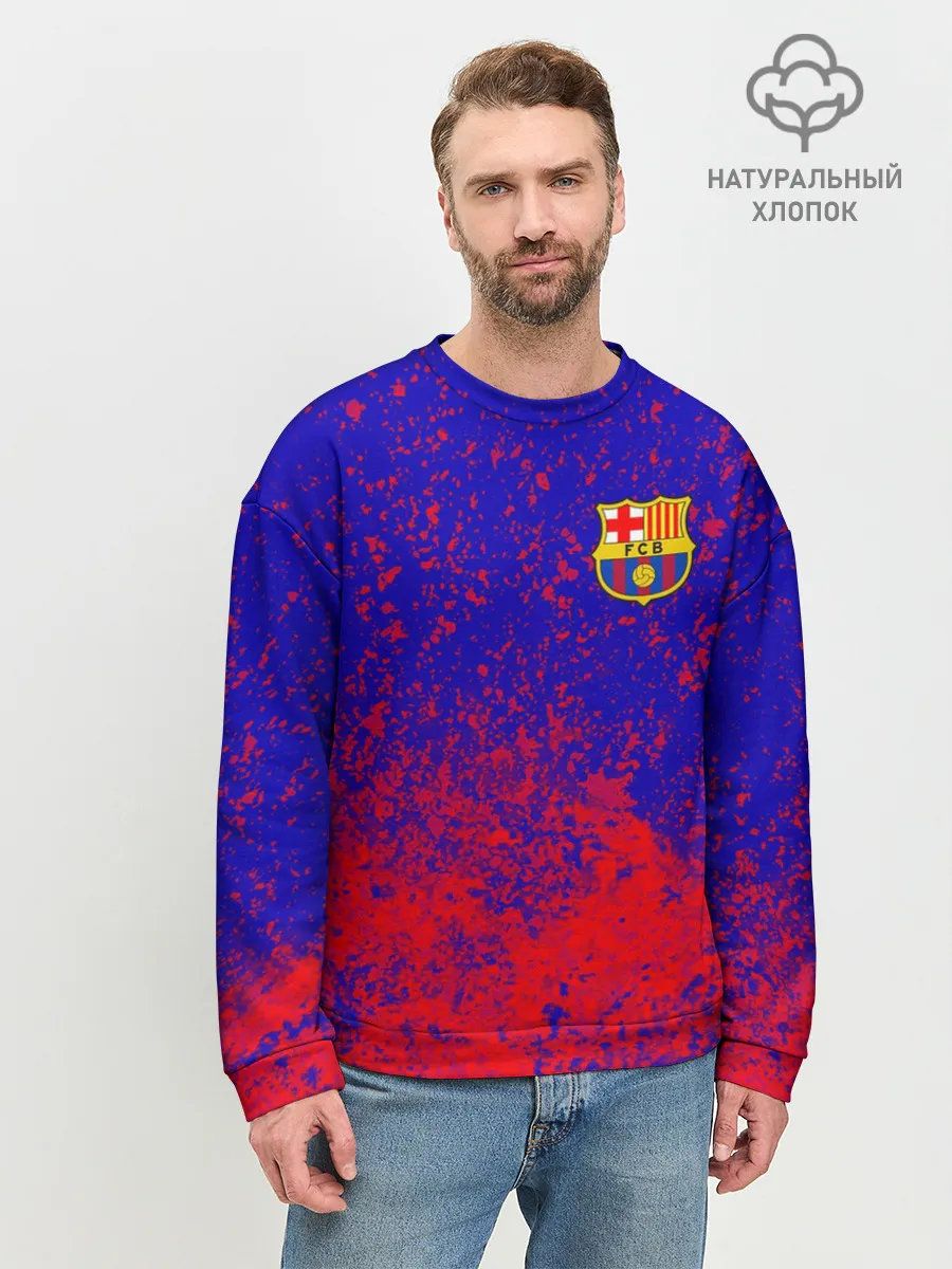 Мужской свитшот базовый / Barcelona | Барселона