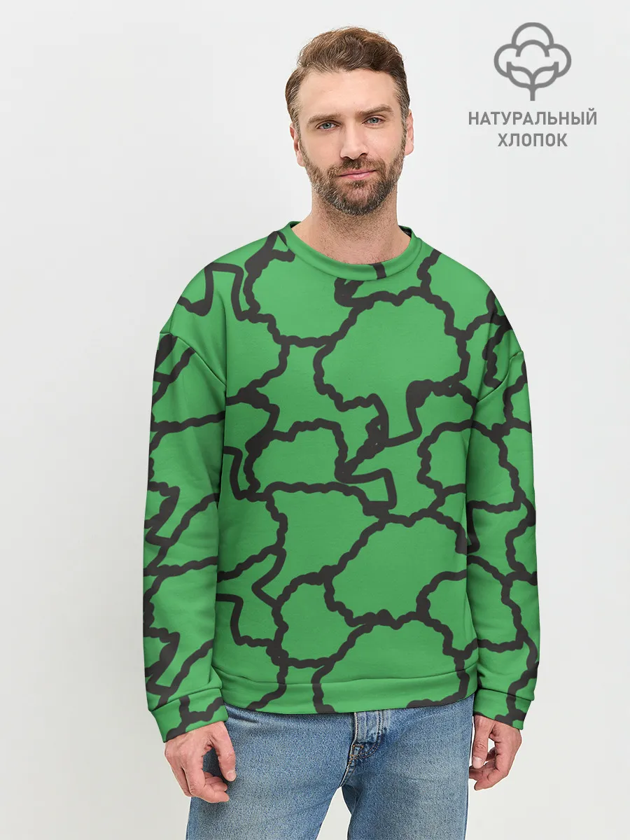 Мужской свитшот базовый / БРОККОЛИ