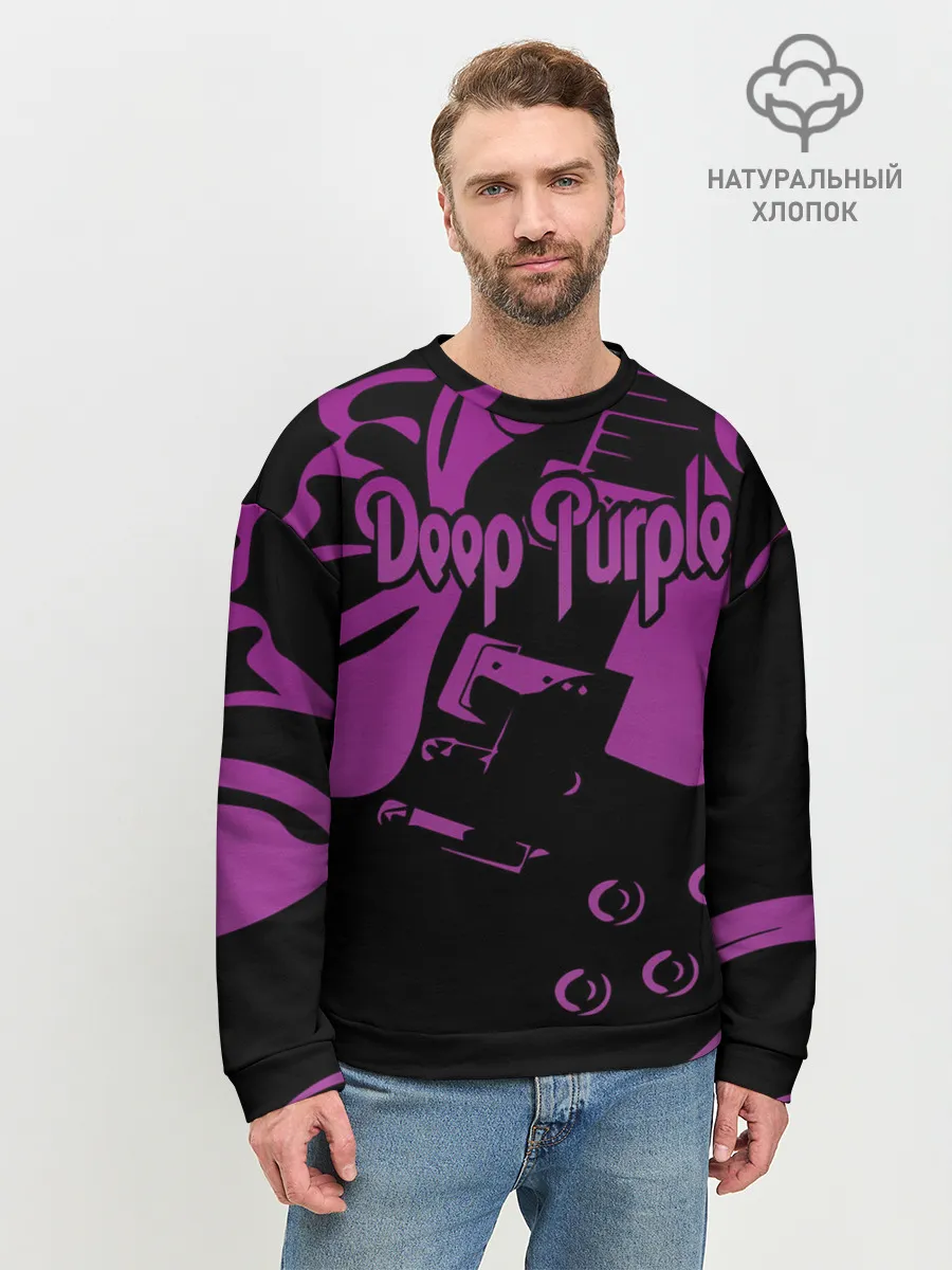 Мужской свитшот базовый / Deep Purple