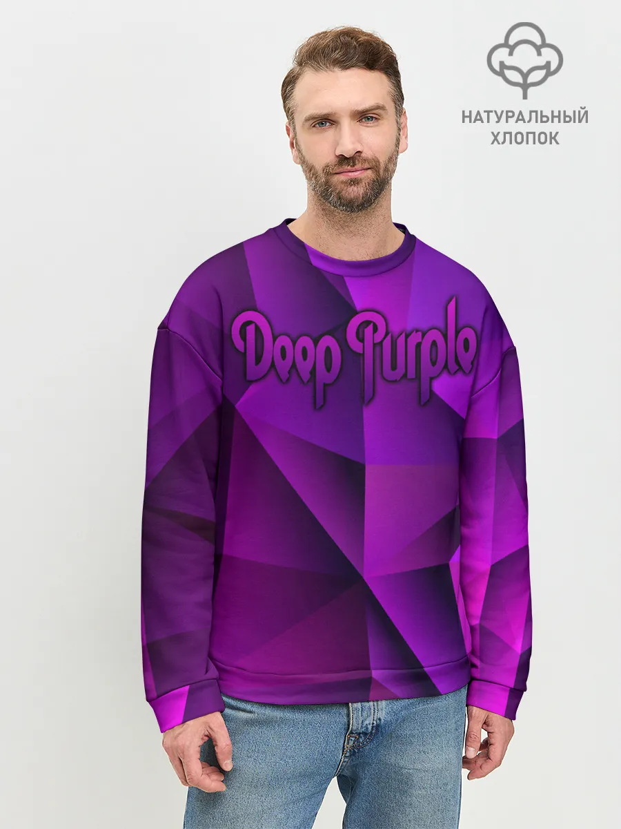 Мужской свитшот базовый / Deep Purple