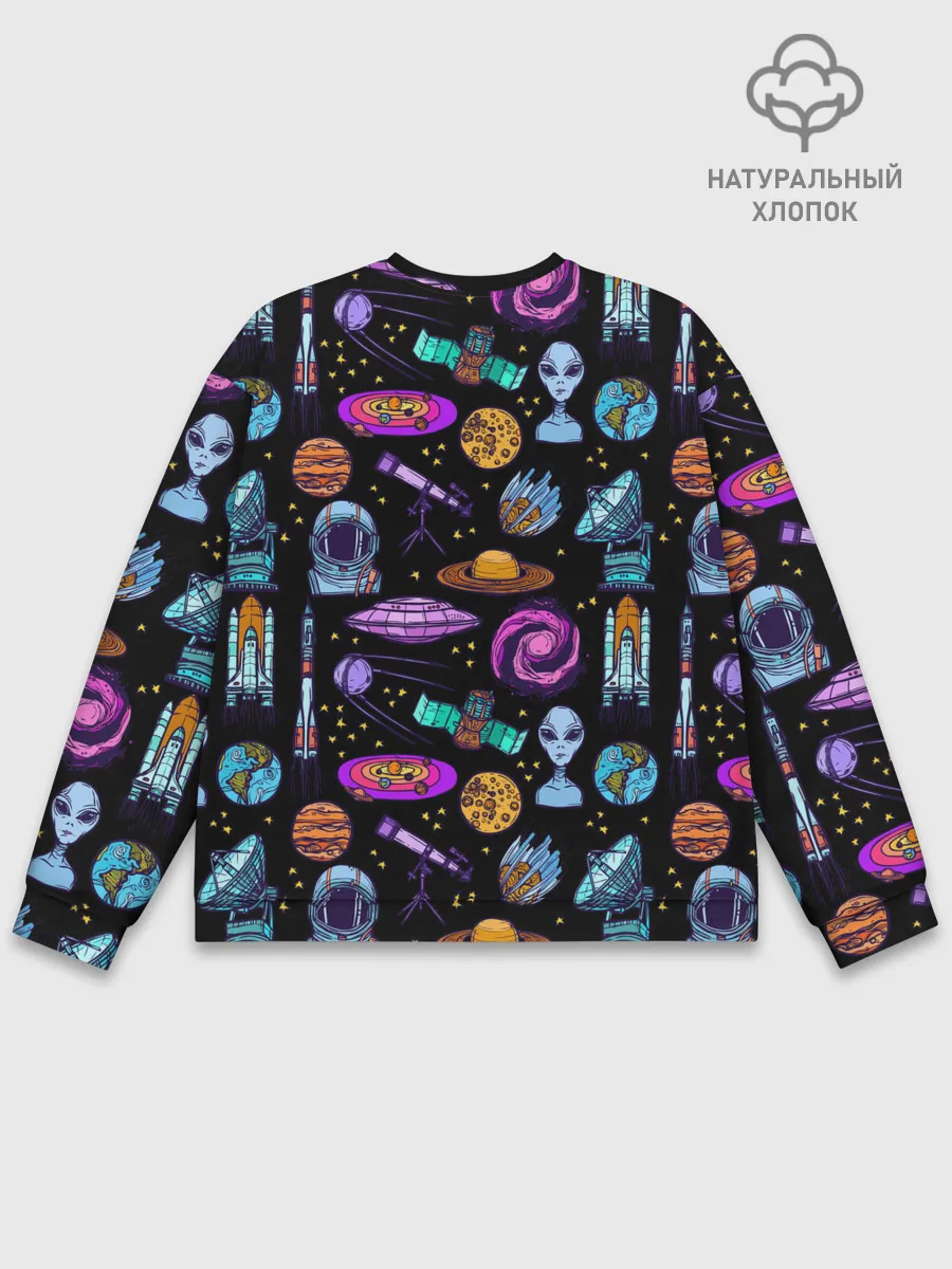 Мужской свитшот базовый / космос