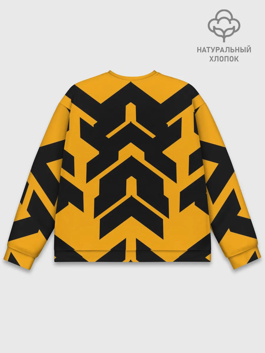 Мужской свитшот базовый / геометрия концепт