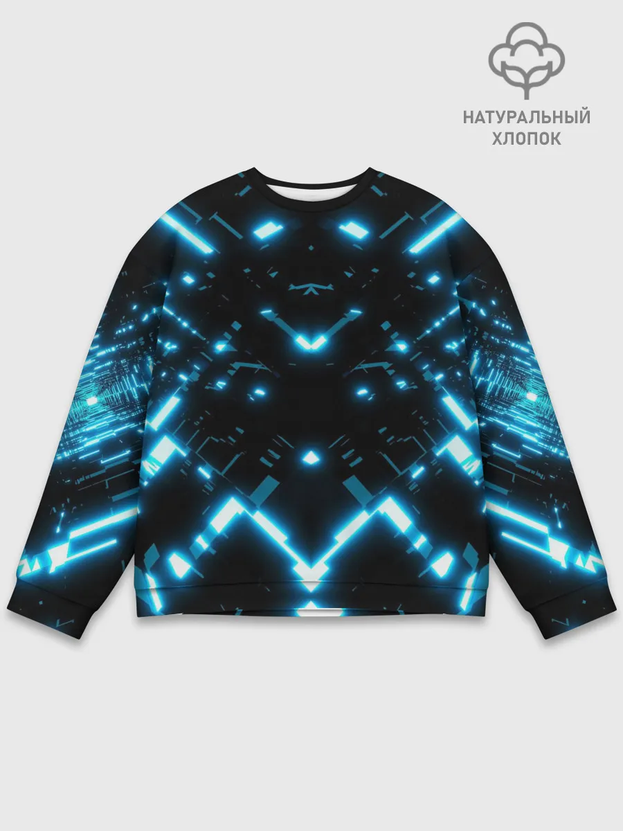 Мужской свитшот базовый / Neon Lights