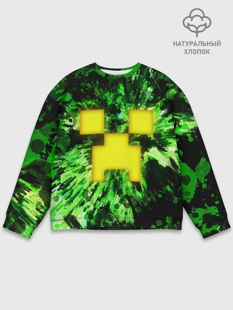 Мужской свитшот базовый / Minecraft / Майнкрафт