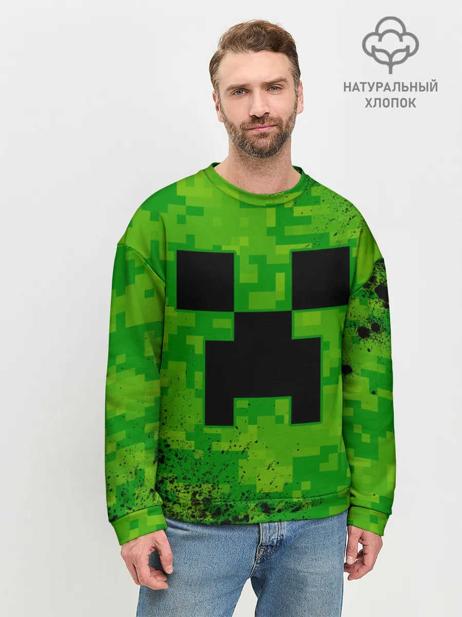 Мужской свитшот базовый / MINECRAFT / МАЙНКРАФТ