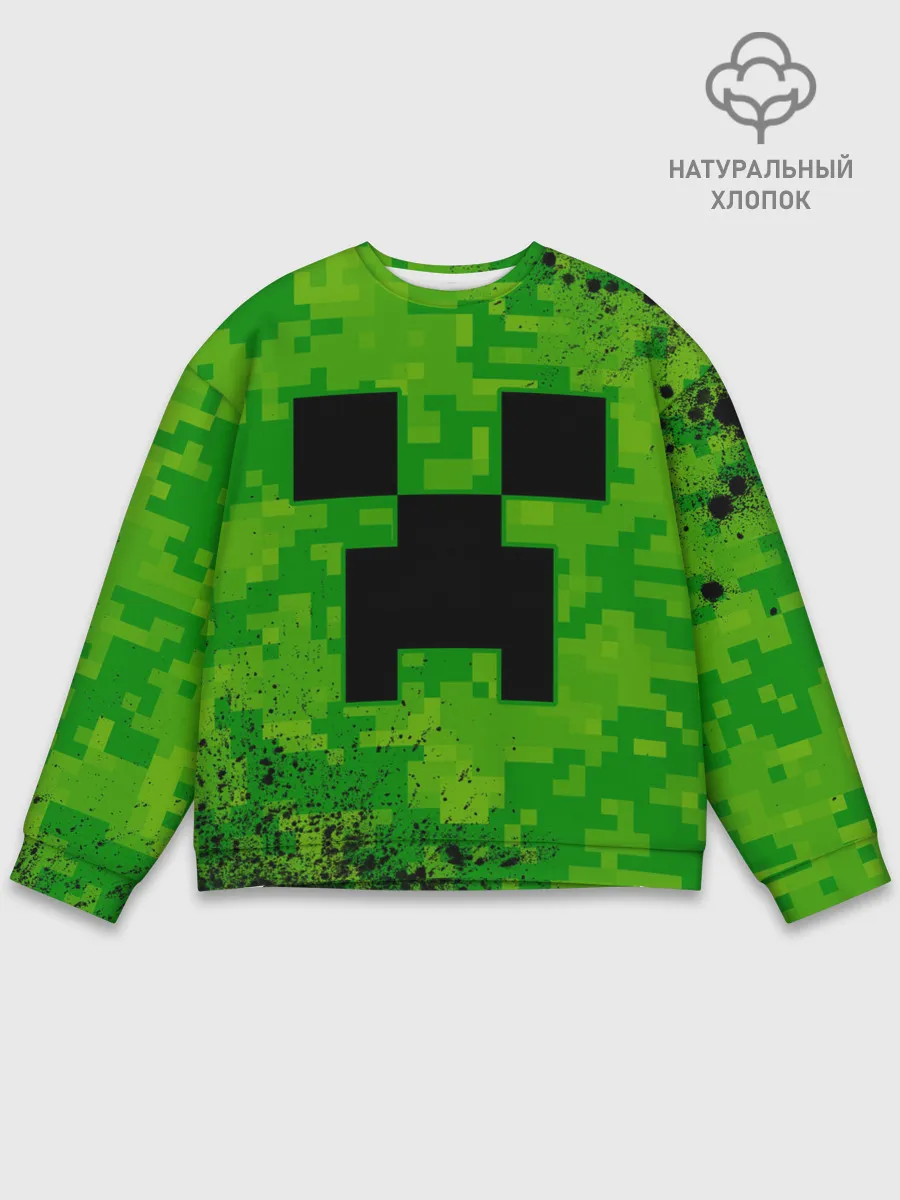 Мужской свитшот базовый / MINECRAFT / МАЙНКРАФТ