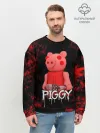Мужской свитшот базовый / ROBLOX PIGGY - СВИНКА ПИГГИ