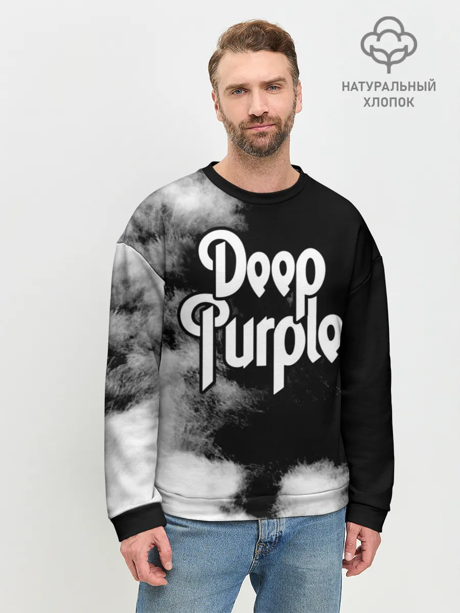 Мужской свитшот базовый / Deep Purple