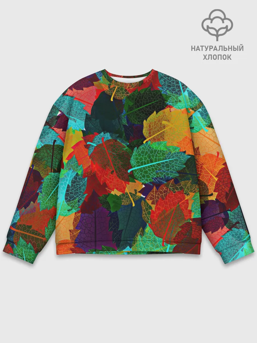 Мужской свитшот базовый / Abstract Autumn Leaves