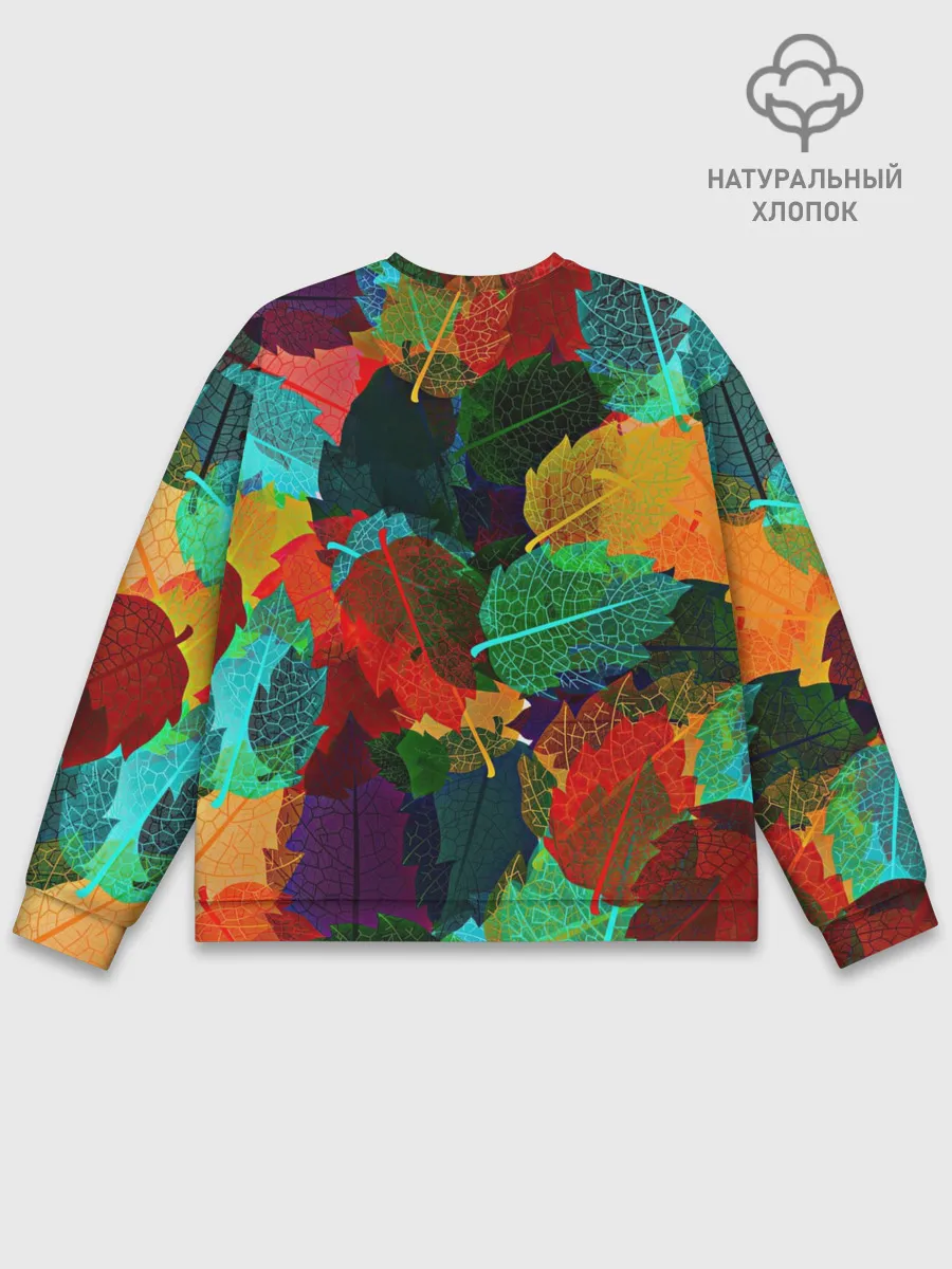 Мужской свитшот базовый / Abstract Autumn Leaves