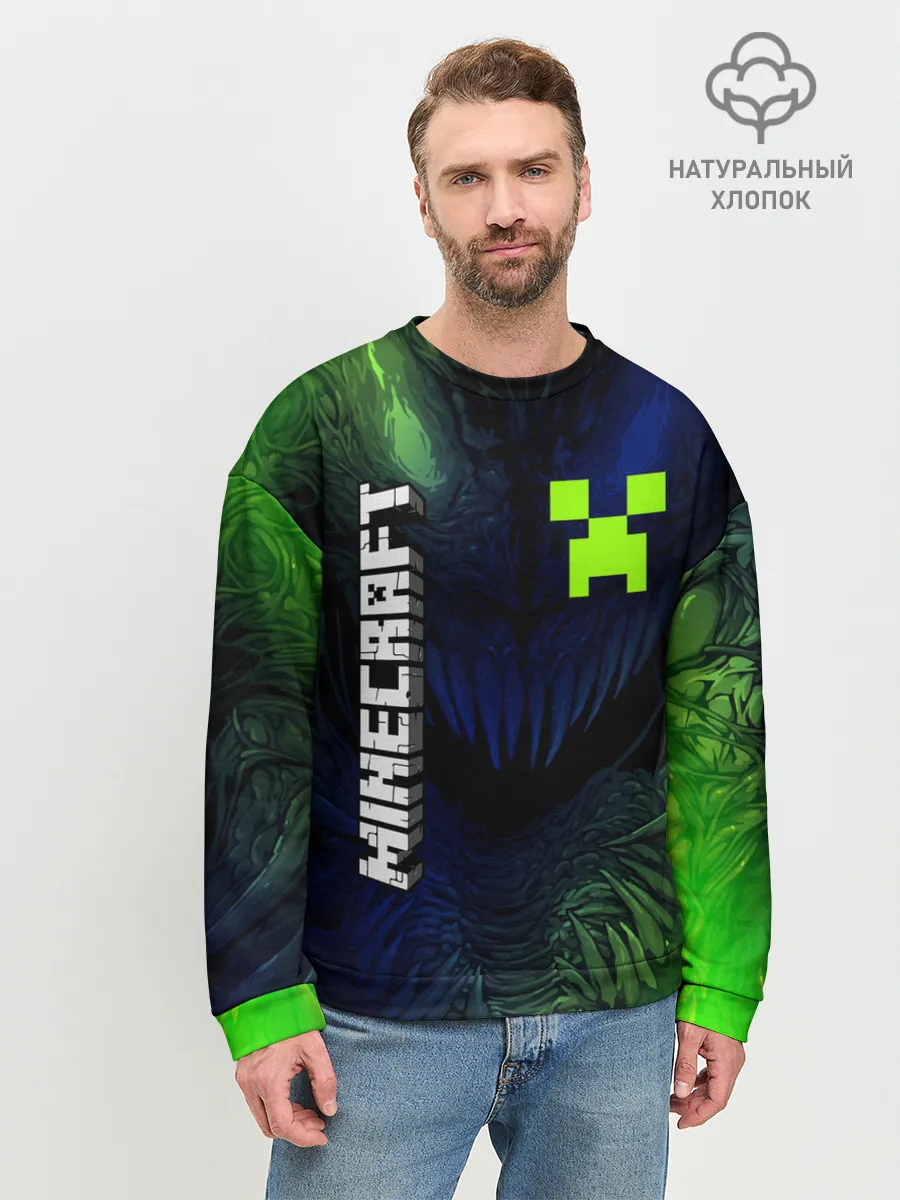 Мужской свитшот базовый / MINECRAFT / МАЙНКРАФТ