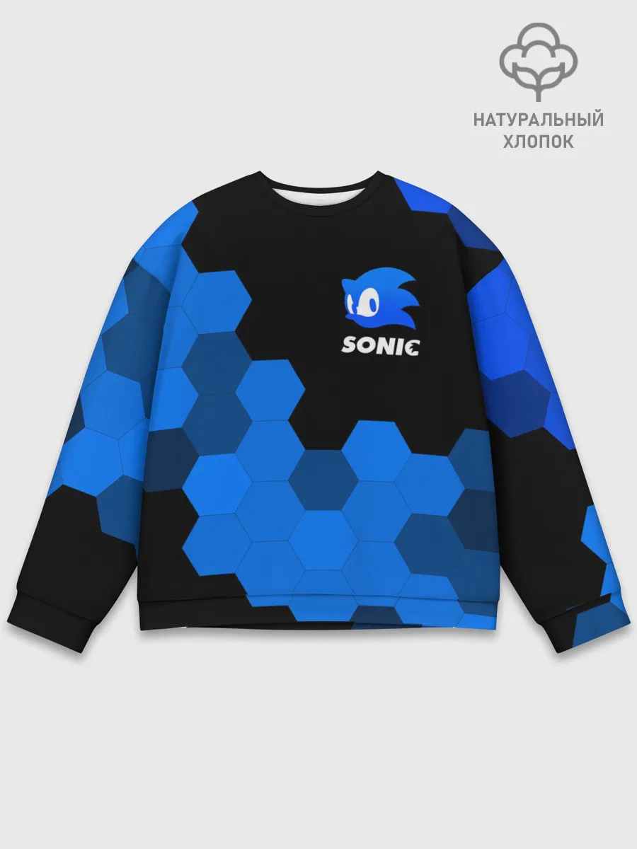 Мужской свитшот базовый / СОНИК / SONIC