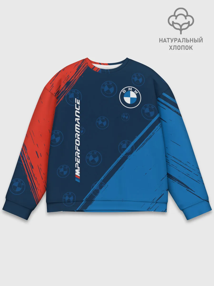 Мужской свитшот базовый / BMW / БМВ