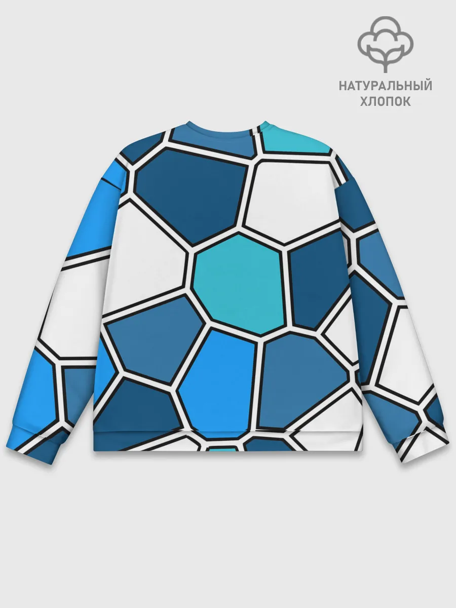 Мужской свитшот базовый / Ледяной витраж