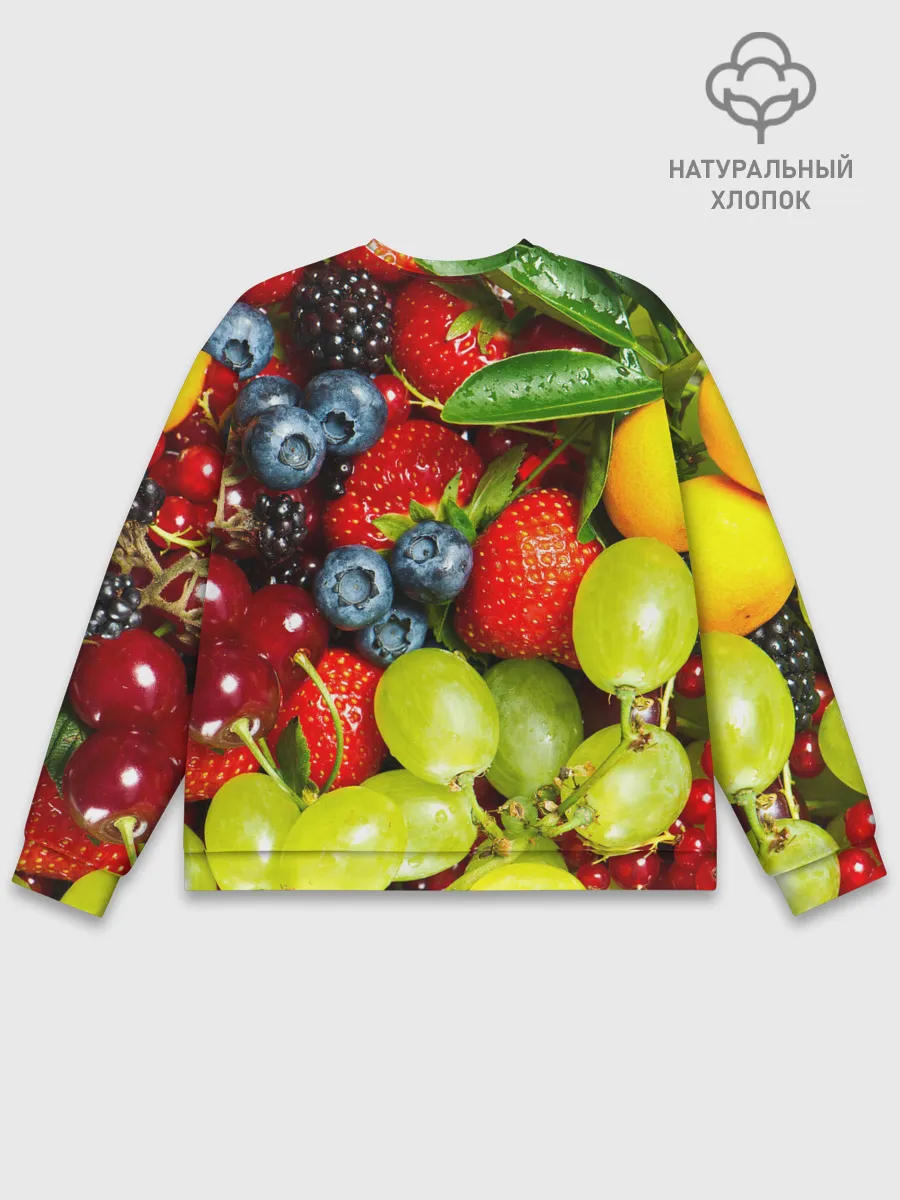 Мужской свитшот базовый / Фруктовый рай