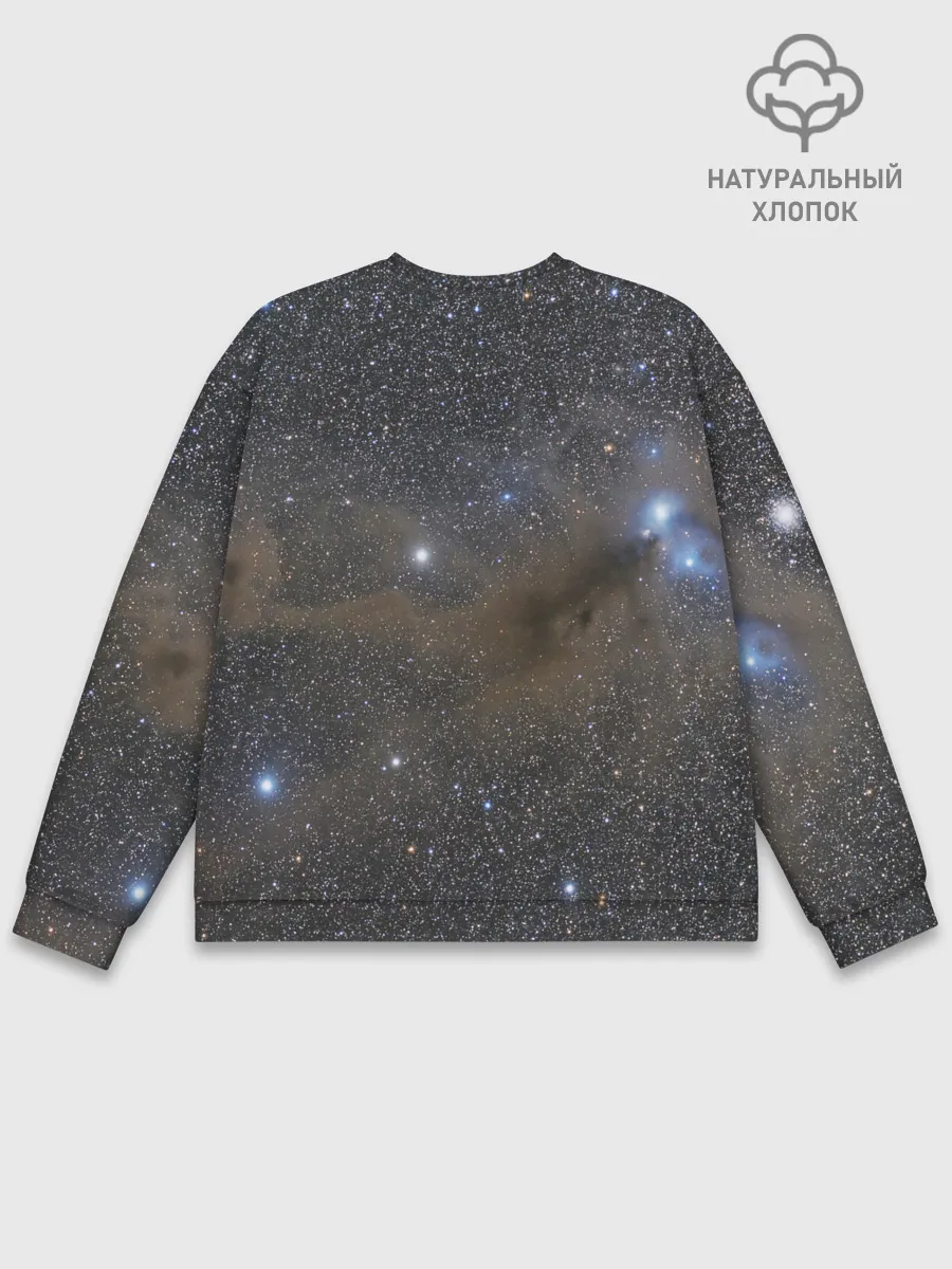 Мужской свитшот базовый / Звездный космос