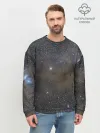 Мужской свитшот базовый / Звездный космос