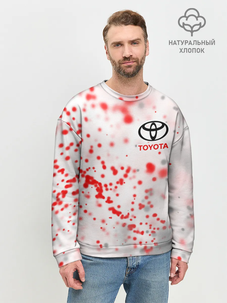 Мужской свитшот базовый / TOYOTA / ТОЙОТА