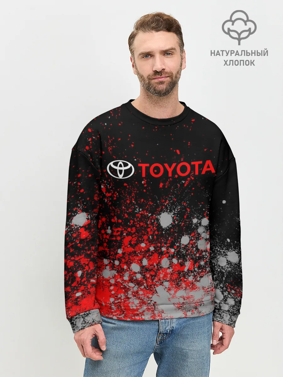 Мужской свитшот базовый / TOYOTA / ТОЙОТА