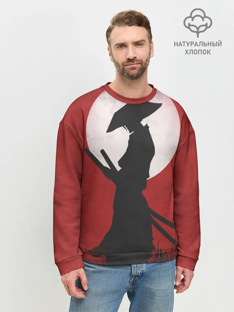 Мужской свитшот базовый / Last samurai