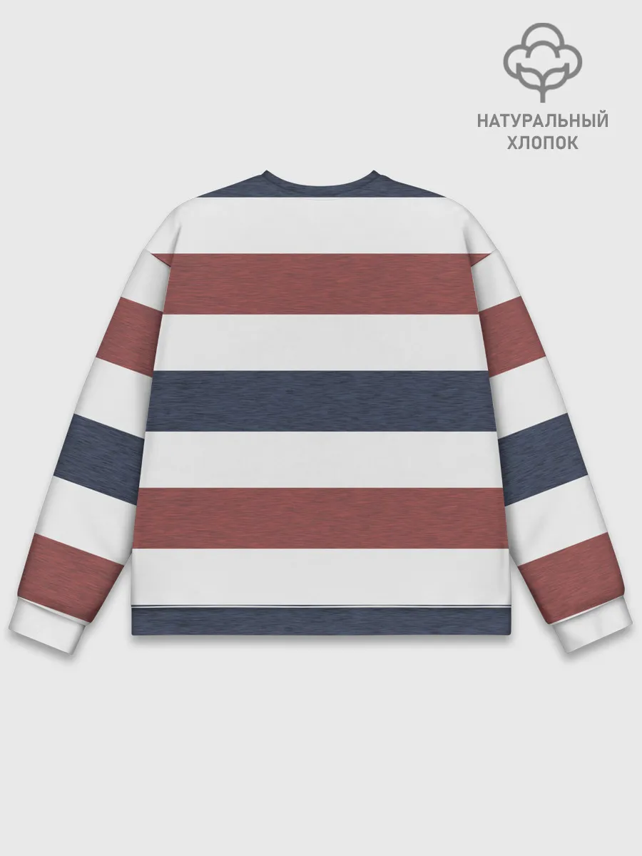 Мужской свитшот базовый / Полоски