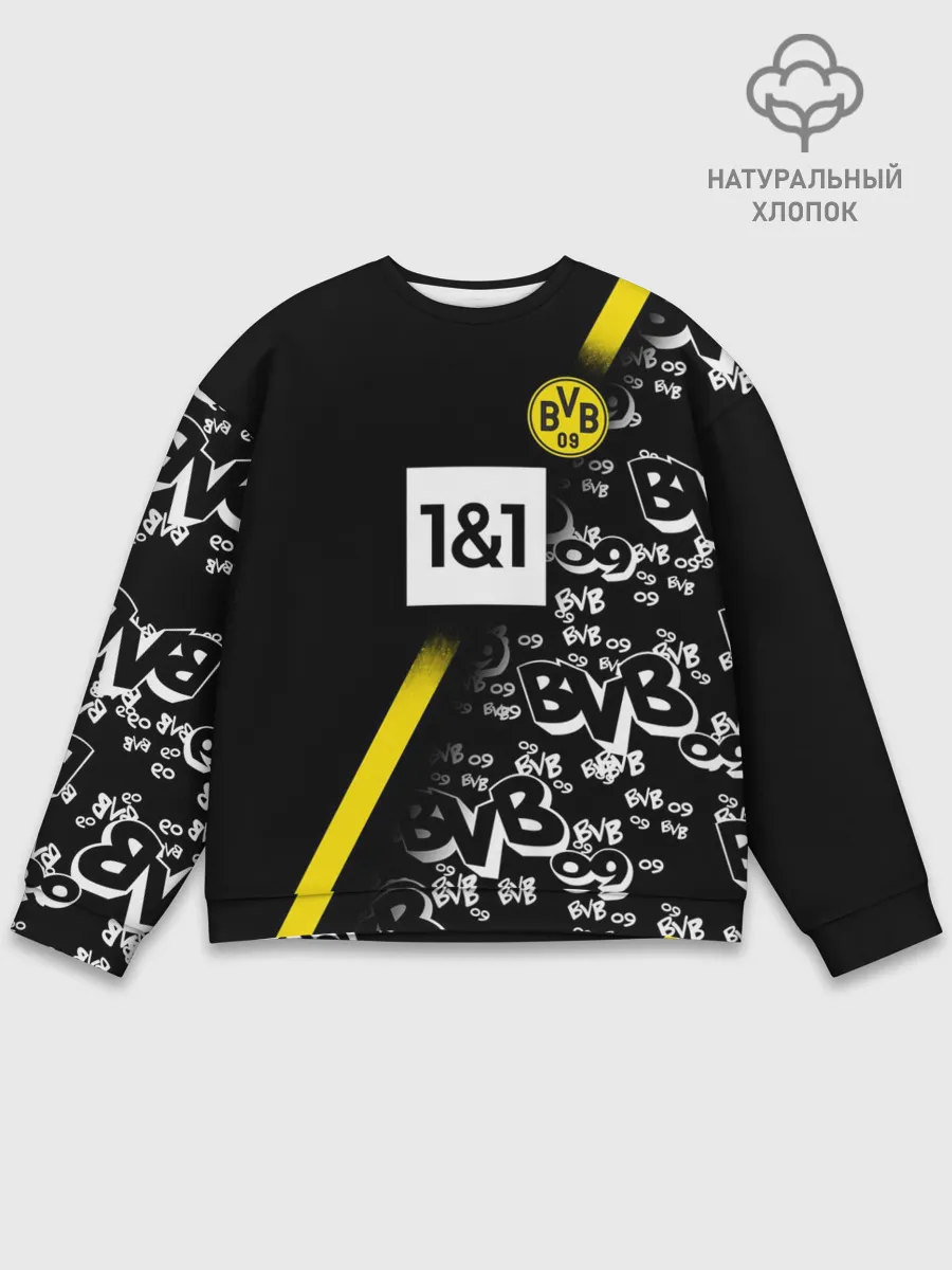 Мужской свитшот базовый / Dortmund 2020/2021 ФОРМА