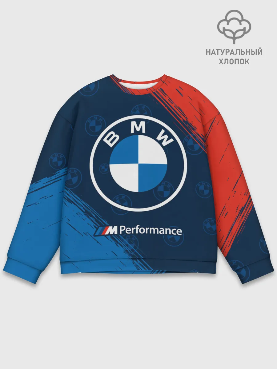 Мужской свитшот базовый / BMW / БМВ