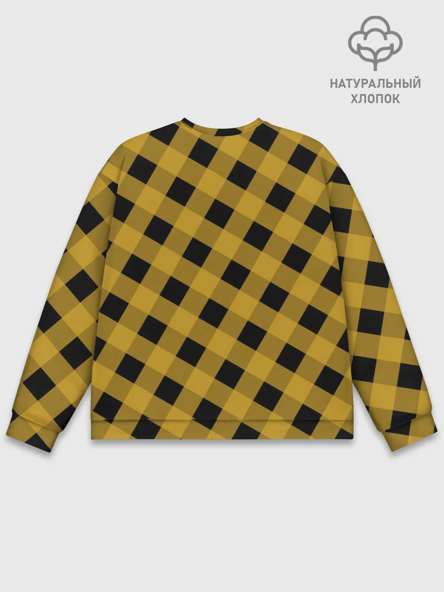 Мужской свитшот базовый / Шотландка