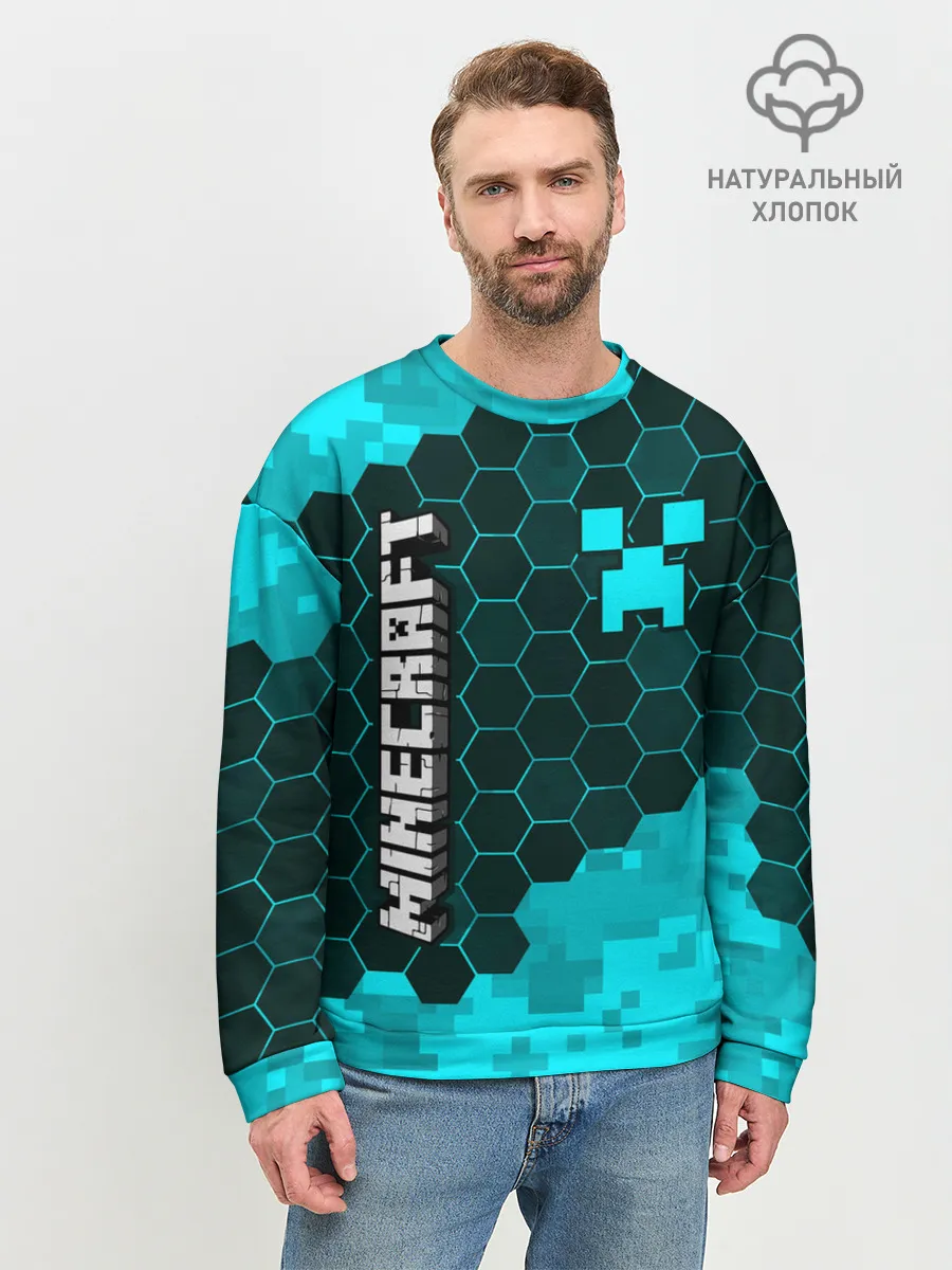 Мужской свитшот базовый / MINECRAFT / МАЙНКРАФТ