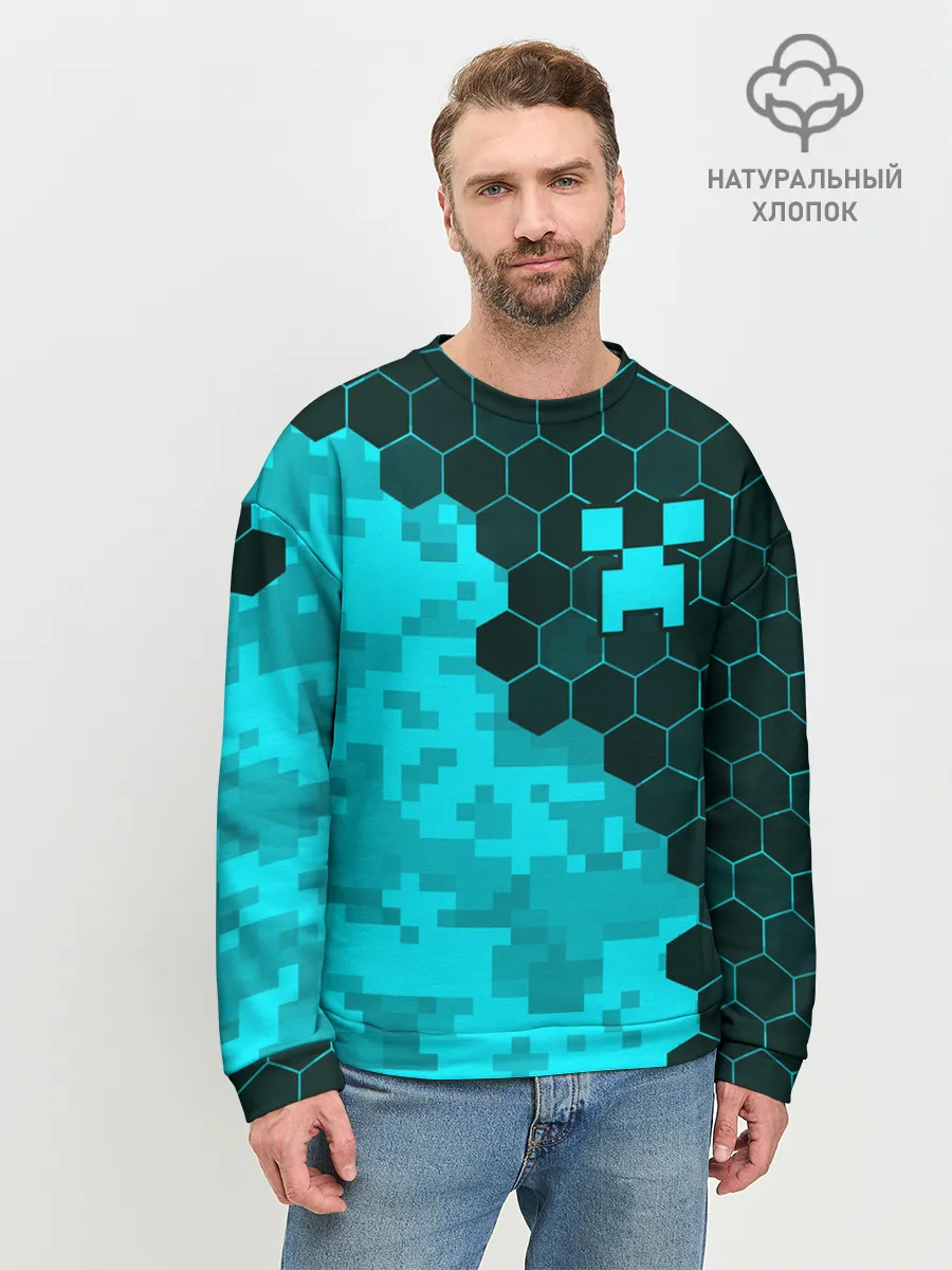 Мужской свитшот базовый / MINECRAFT / МАЙНКРАФТ
