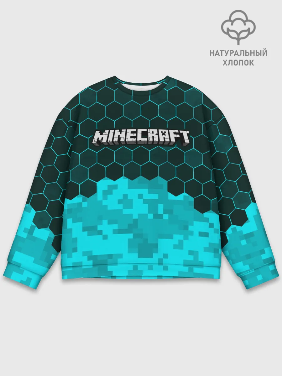 Мужской свитшот базовый / MINECRAFT / МАЙНКРАФТ