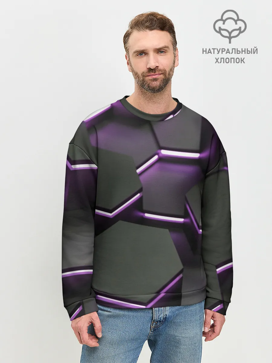 Мужской свитшот базовый / Neon light
